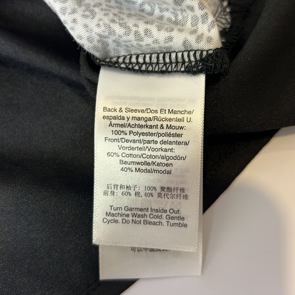 DKNY WOMAN’S IVY LACE FRINGED PULL OVER STYLE  BLACK SHORT SLEEVE DRESS SZ XS - Picture 9 of 12